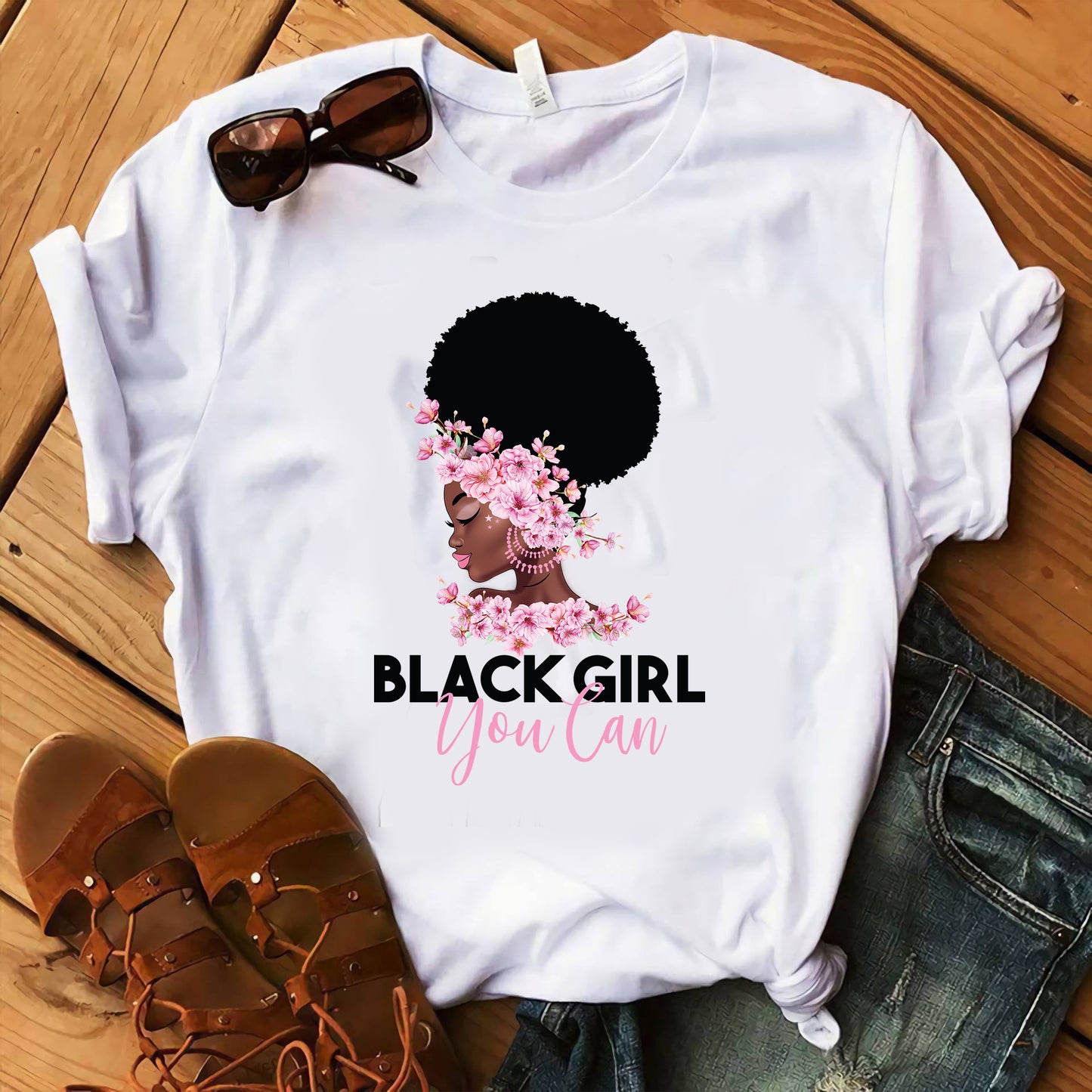 Black Girl You Can | Pink